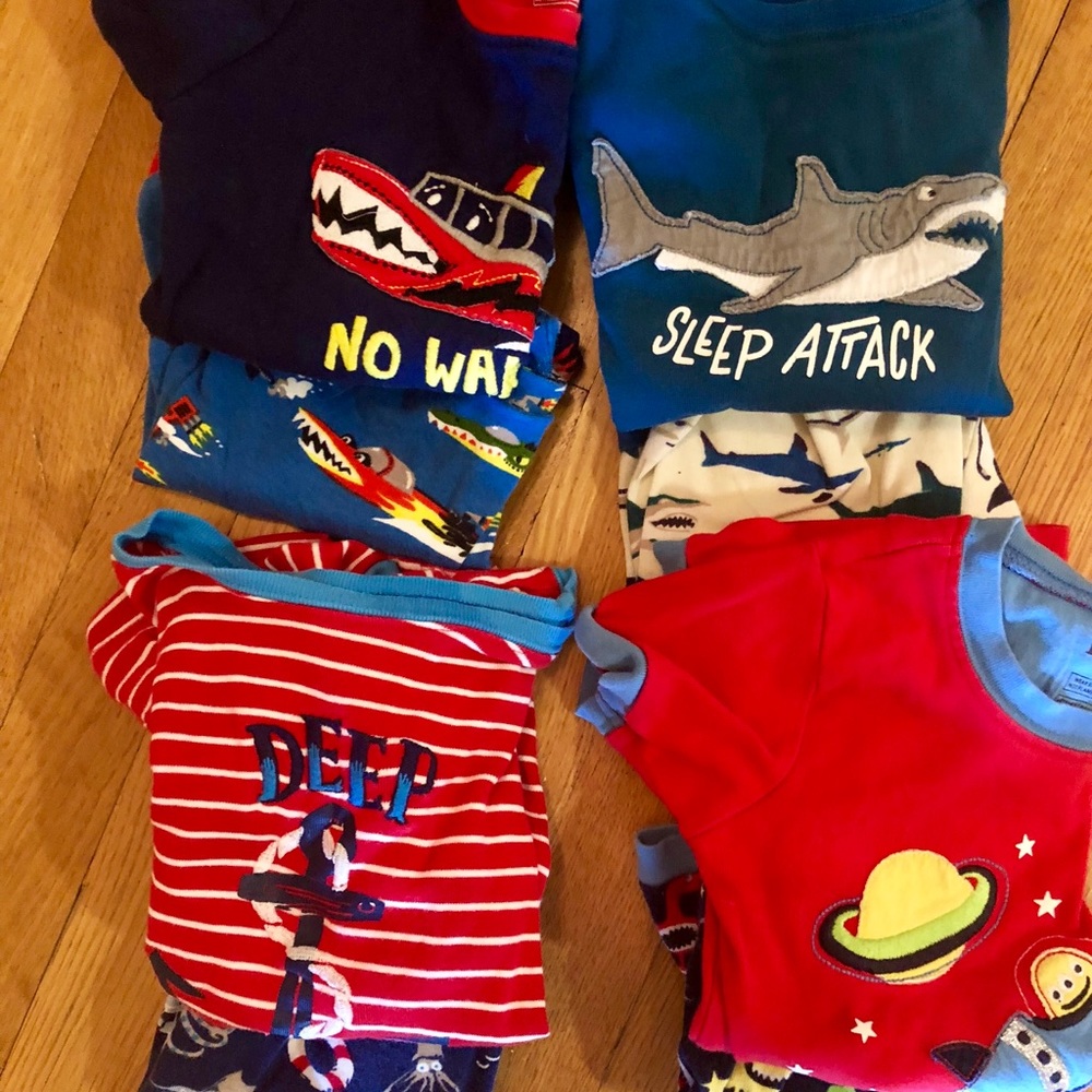 4 pairs of Hayley boys shorty pjs! Summer ready!
